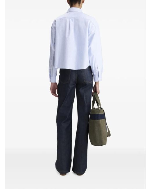 A.P.C. Blue Sophia Button-Down Shirt