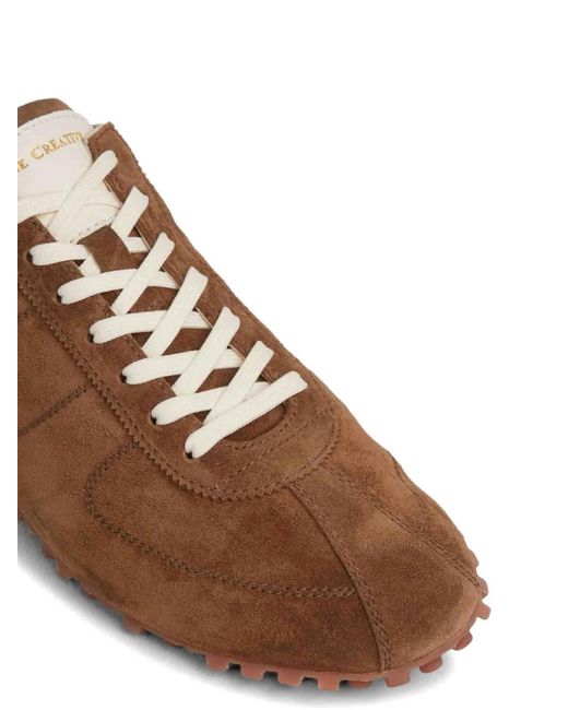 Officine Creative Brown Repertoire 001 Suede Sneakers for men