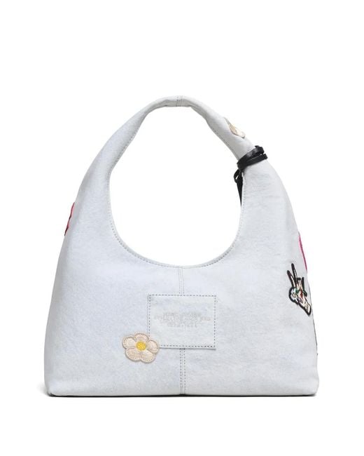 Marc Jacobs Blue The Camp Patchwork Tote Bag