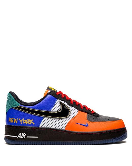 Zapatillas Air Force 1 Low '07 What The NY Nike de color Negro | Lyst