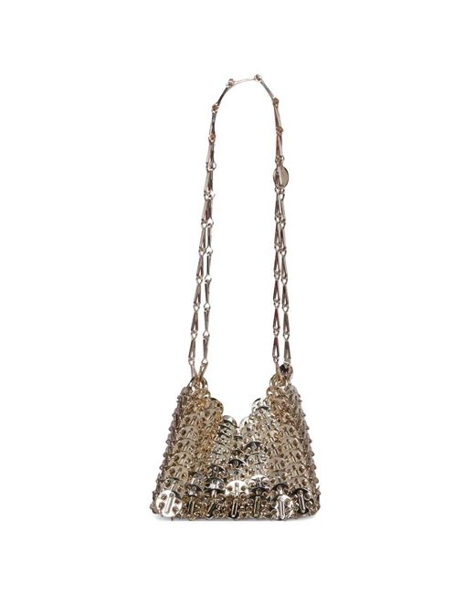 Rabanne Natural Mini 1969 Chainmail Shoulder Bag