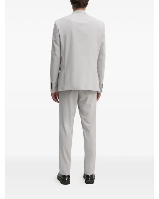 Lindbergh Gray Buttoned Suit for men