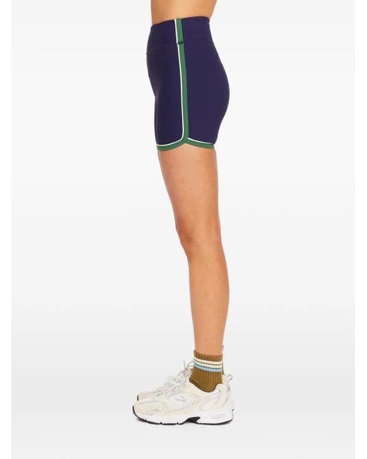 The Upside Blue Rhythm Striped Shorts