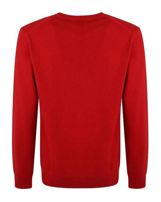 Mc2 Saint Barth Red "Heron" Pullover for men
