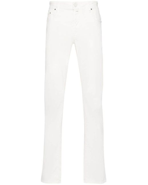 Jeans slim Bard di Jacob Cohen in White da Uomo
