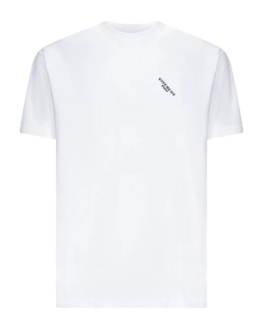 メンズ Givenchy ロゴ Tシャツ White