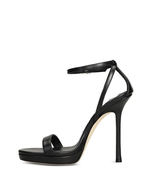 Jimmy Choo Black Moza Platform Sandals