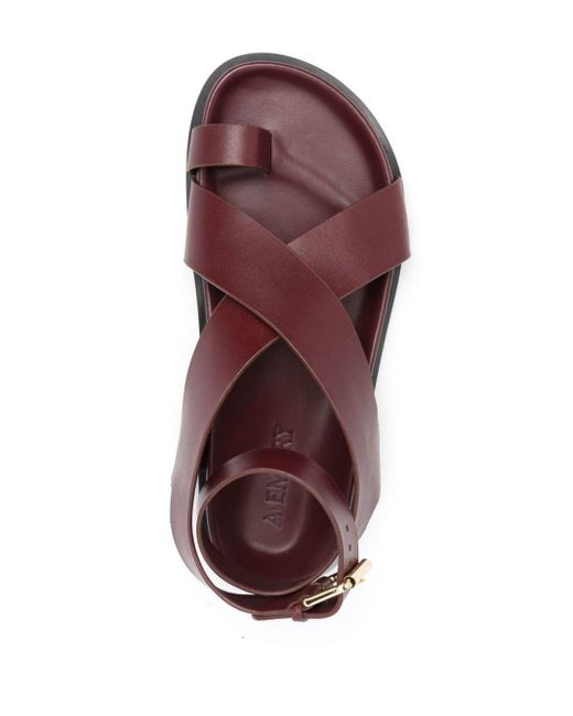 A.Emery Brown Jalen Leather Sandals