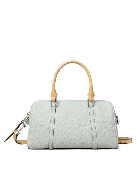 Mini Sac À Main T Monogram Tory Burch en coloris Metallic