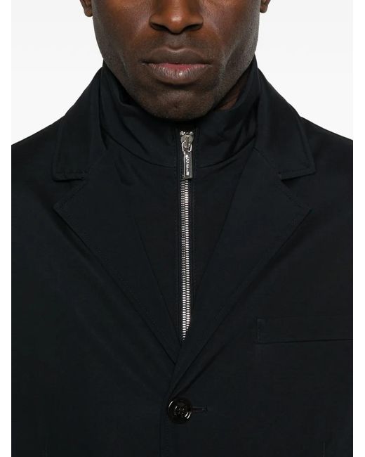 Chaqueta Con Botones Y Cremallera Moorer de hombre de color Blue