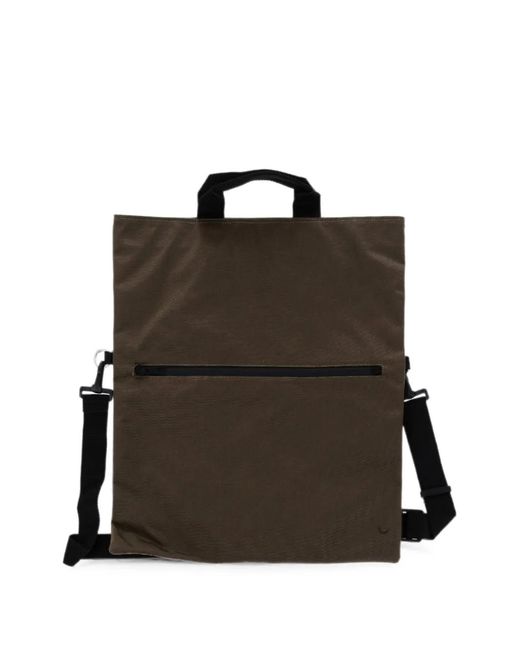 Neil Barrett Black Thunderbolt-Patch Adjustable-Strap Shoulder Bag for men