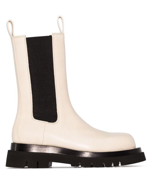 Botas The Lug con suela gruesa Bottega Veneta de Cuero de color Blanco -  Lyst