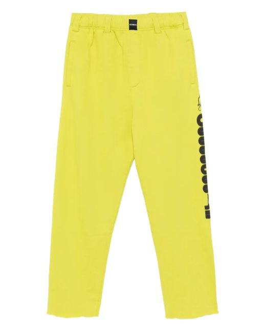 Pantalon En Coton À Imprimé Graphique Vetements pour homme en coloris Yellow