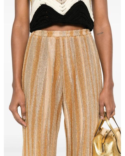 Forte_forte Natural Lurex Trousers