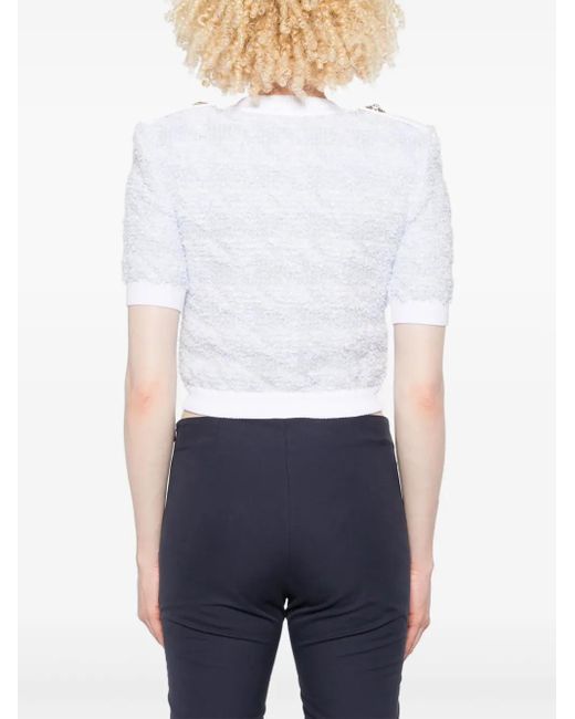 Balmain White Sweaters