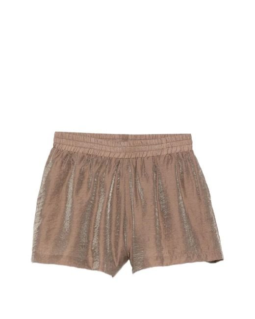 ELEH Brown Elasticated Shorts