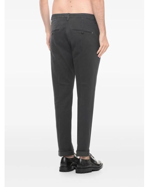 Pantaloni Elasticizzati di Dondup in Gray da Uomo