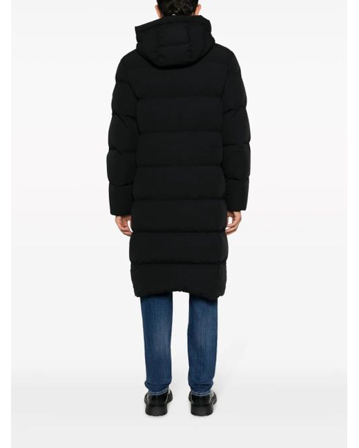 Woolrich Black Sierra Supreme Parka Coat for men