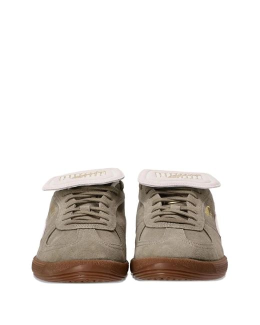 PUMA Brown Palermo Sneakers for men