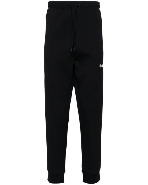 Boss Black Logo-Print Track Pants for men