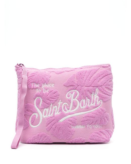 Aline make-up bag di Mc2 Saint Barth in Pink