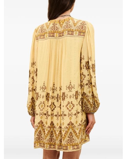 Ba&sh Metallic Zola Mini Dress