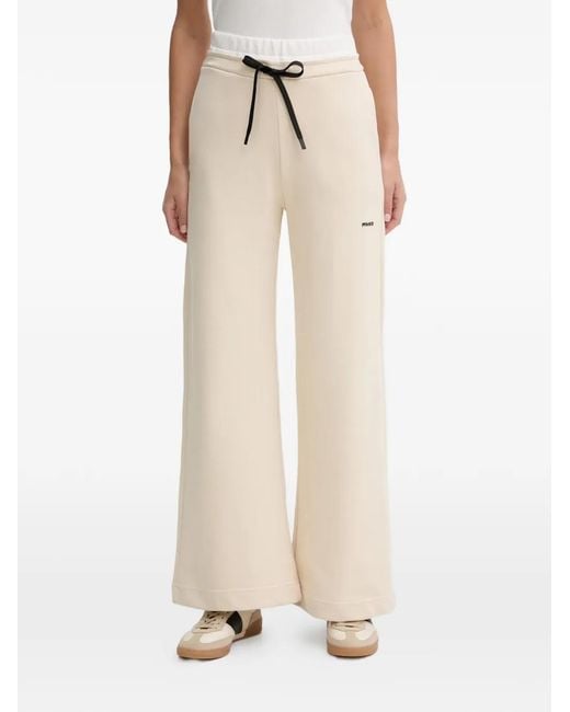 Pantalones Con Cordones Pinko de color Natural