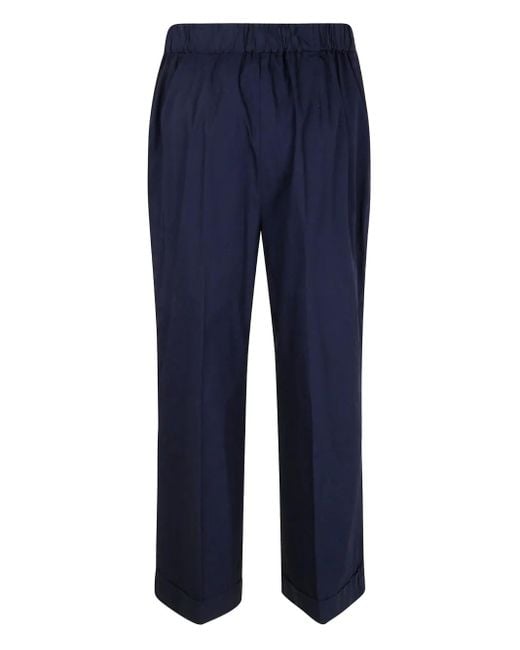 Kiltie Pleated Trousers Blue