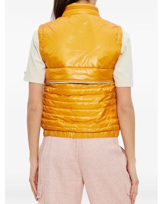 Moncler Yellow Doudoune Sans Manches Day-Namic