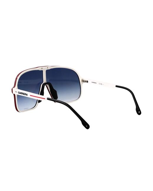 Carrera Blue Shield-Frame Sunglasses for men