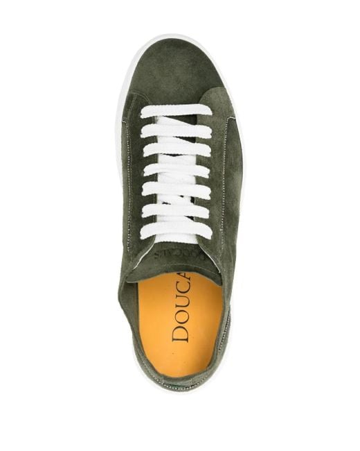 Doucal's Suède Sneakers in het Green
