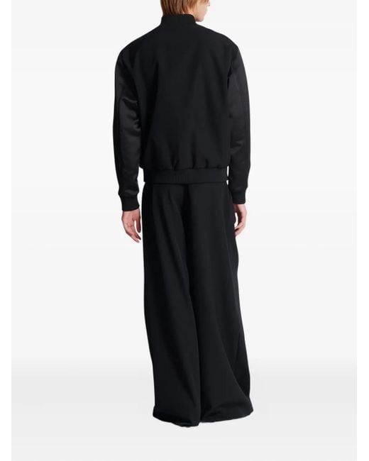 Balmain Jacke Mit Satinärmeln in Blue für Herren