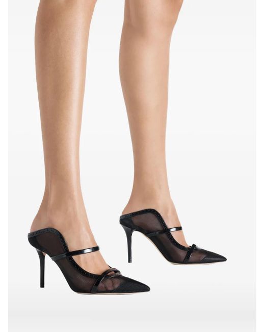 Malone Souliers Black 85Mm Maureen Mules