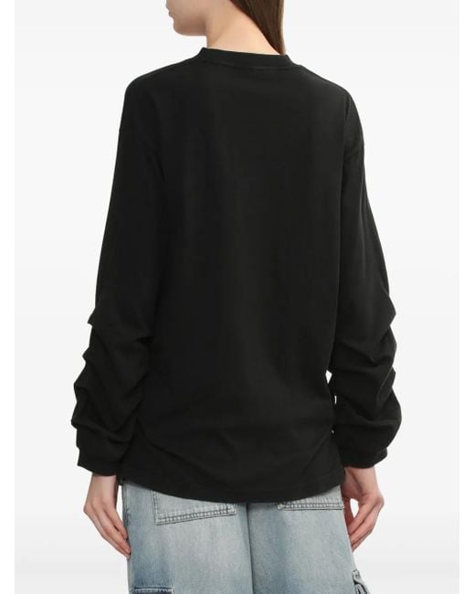 we11done Black Jersey Sweatshirt