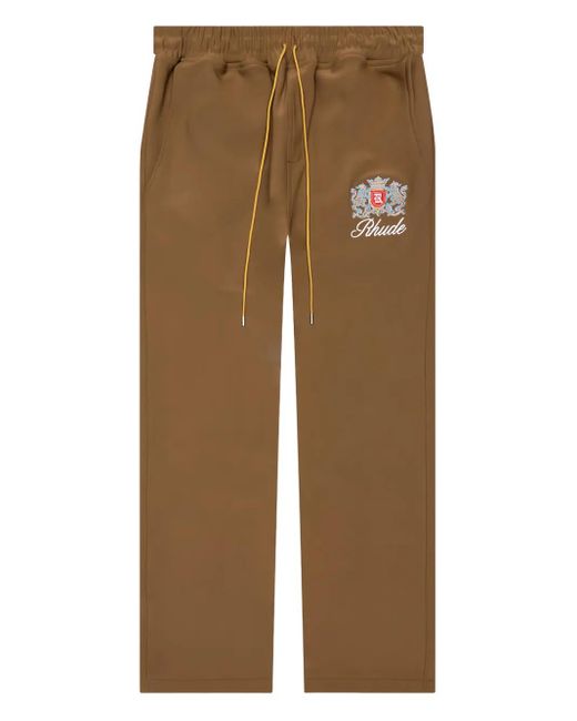 Pantaloni Sportivi Brentwood Con Ricamo di Rhude in Natural da Uomo