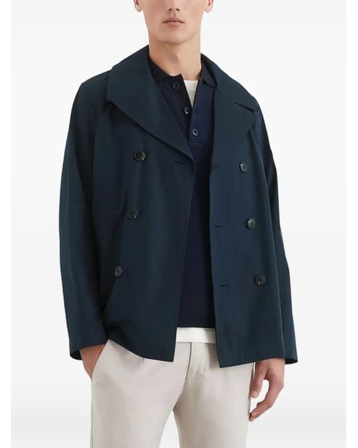 Marc O' Polo Blue Double-Breasted Jacket for men