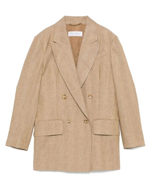 Max Mara Gerla Blazer in het Natural