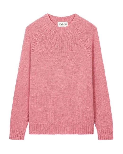 Maglione Girocollo Con Maniche Raglan di Eric Bompard in Pink da Uomo