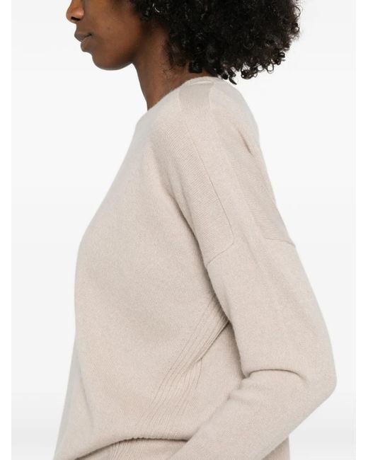 Purotatto White Round-Neck Sweater
