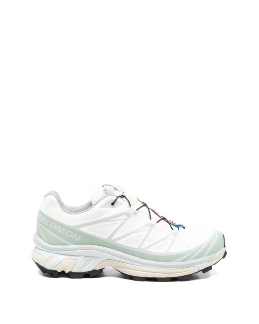 Salomon White Xt-6 Gtx Sneakers