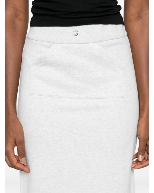 Gonna Lunga di Coperni in White