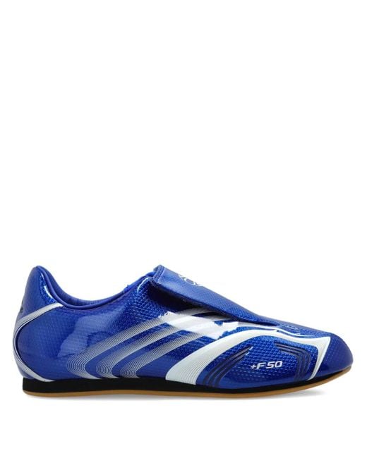 Adidas Blue Taekwondo F50 Sneakers