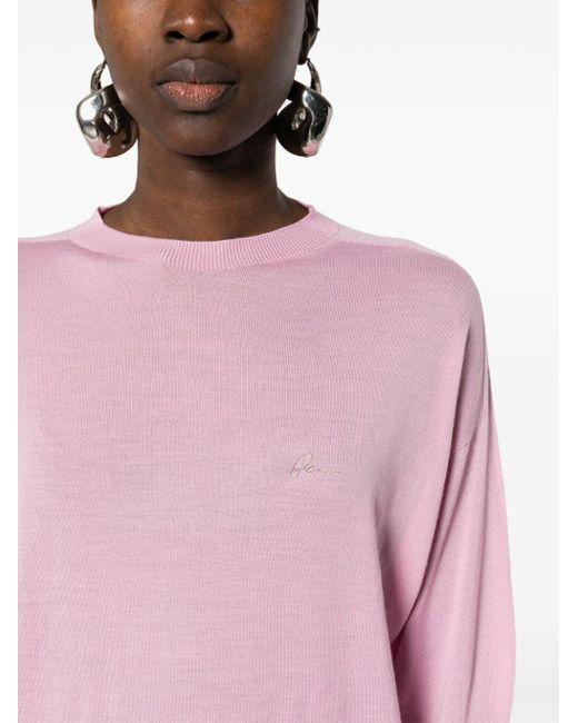 Peserico Pink Fine-knit Top