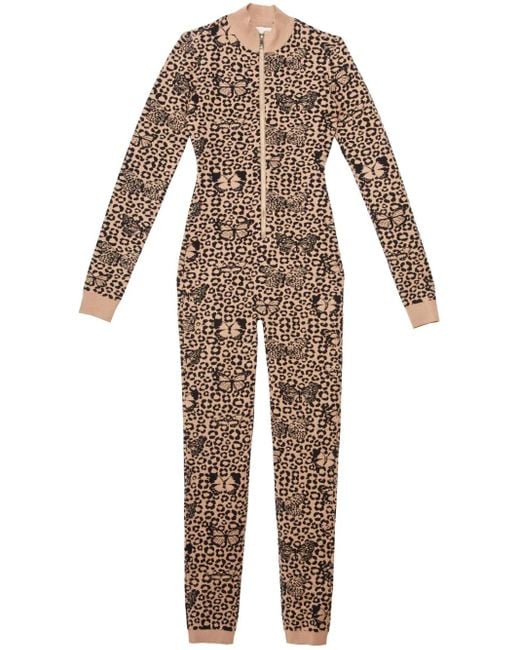 Fleur du Mal Multicolor Knitted Catsuit