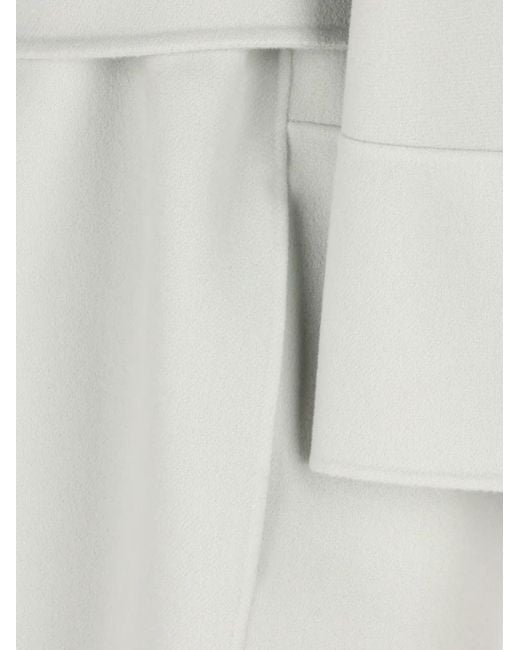 Max Mara Gray Belted Coat