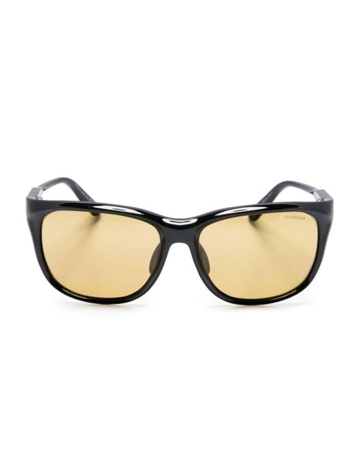 Moncler Natural X Frgmt Biker-frame Sunglasses