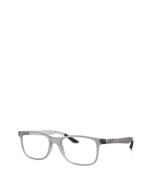 Ray-Ban Gray Square-Frame Glasses