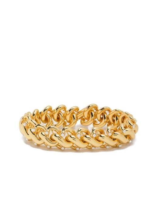 Bracciale Estate S Curve di Eddie Borgo in Metallic