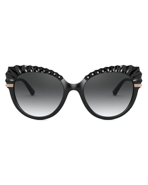 Dolce & Gabbana Black Sonnenbrille im Cat-Eye-Design