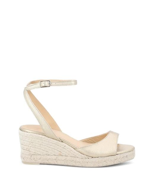 Castaner Natural Espadrilles Compensées Brook
